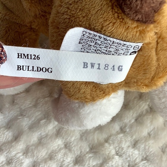 Ganz Webkinz Brown and White Bulldog Stuffed Animal dog puppy - Picture 9 of 10